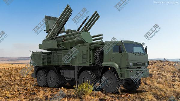 images/goods_img/20210312/3D model Missile System Pantsir S1 SA-22 Greyhound Rigged/2.jpg